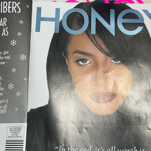AALIYAH Honey Magazine NOVEMBER 2001 Tribute Issue RARE! R&B Hip Hop POP Rap - Picture 6 of 6
